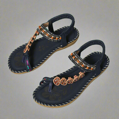 Lumen™ | Boho Chic Utsmykkede Sandaler