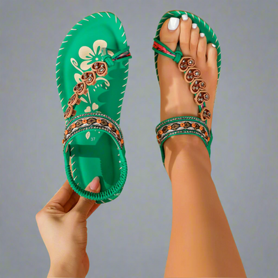 Lumen™ | Boho Chic Utsmykkede Sandaler