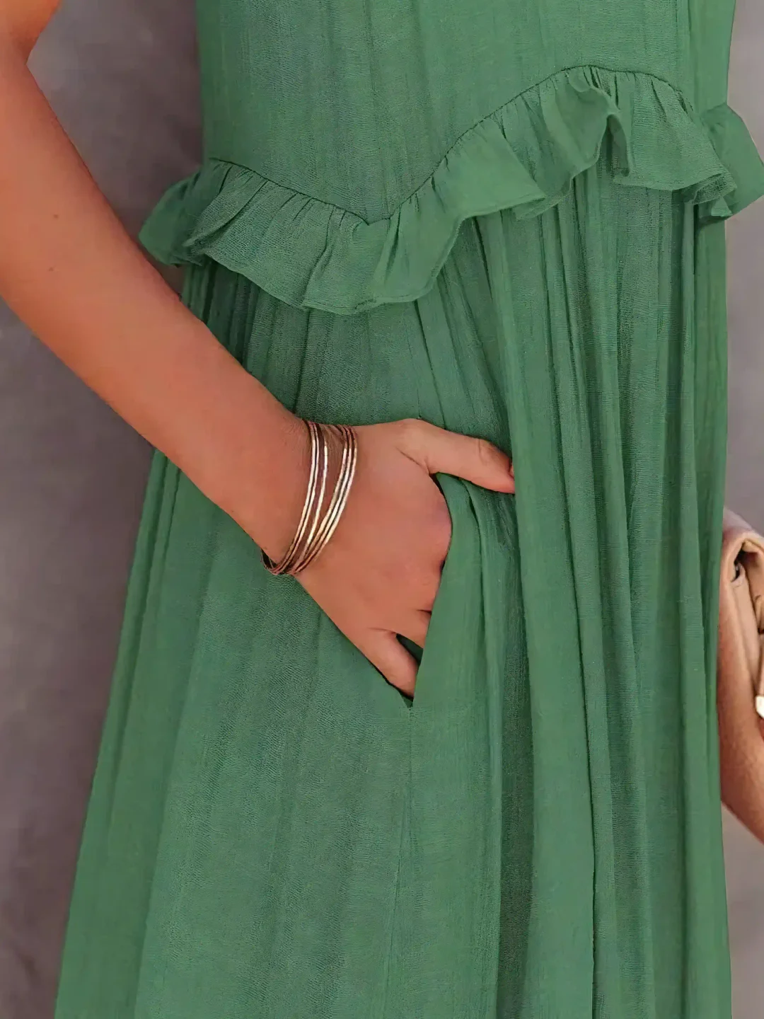 Mabel Ruffle Breeze Maxi Dress