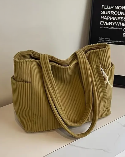 Tilda | Ribbed Tote Bag