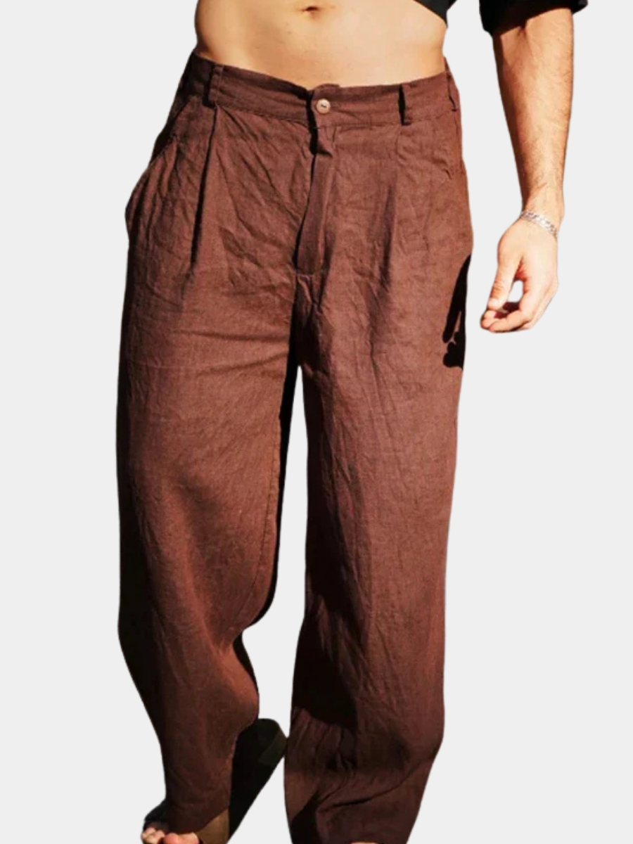 Dario | Wide-leg casual trousers