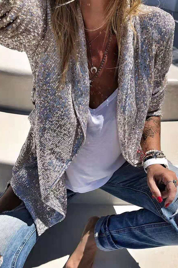 Blazer | Langermet paljettert