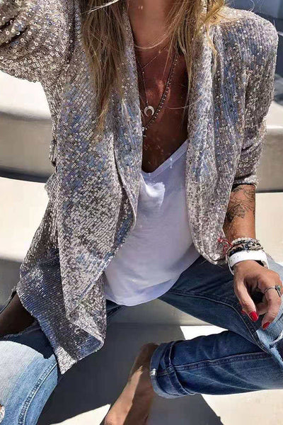 Blazer | Langermet paljettert