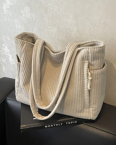 Tilda | Ribbed Tote Bag