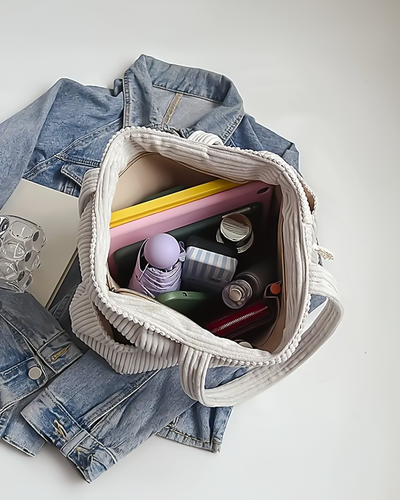 Tilda | Ribbed Tote Bag