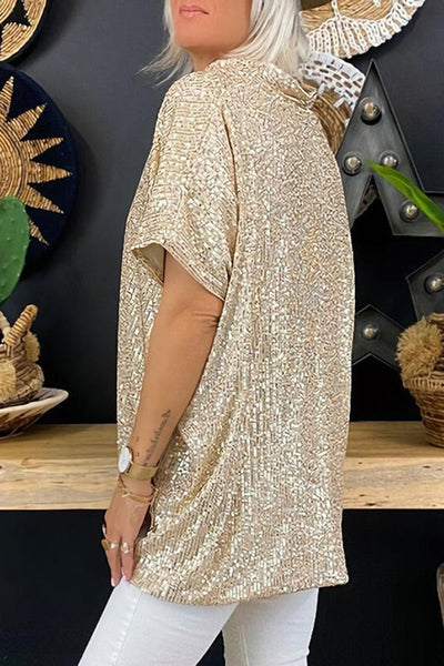 Trofé Kone | Paljettopp med løs passform