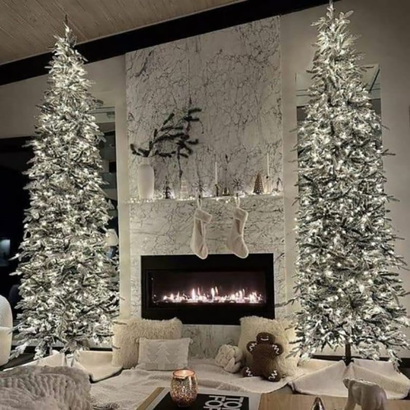 🎄 Julevarme | Lyskjede med fyrverkeri av kobbertråd