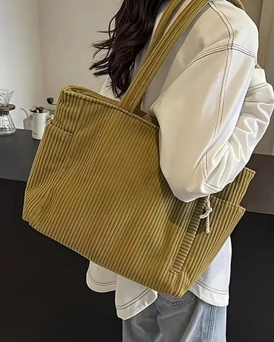 Tilda | Ribbed Tote Bag