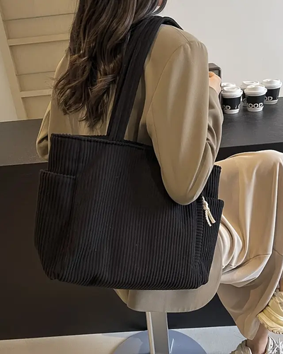 Tilda | Ribbed Tote Bag