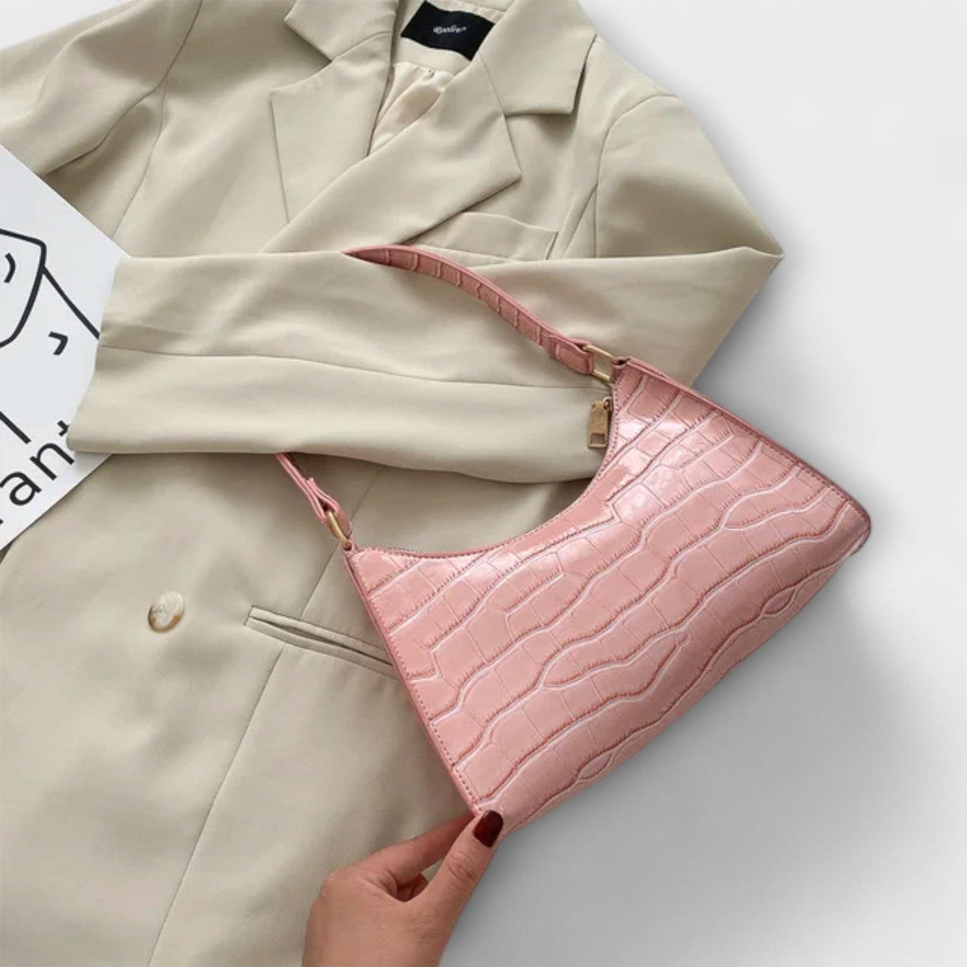 Olivia | Skinnende Skinnveske