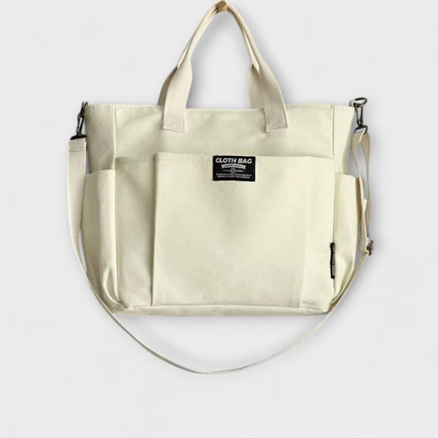 Alva | Minimalistisk Lerrets Tote Bag