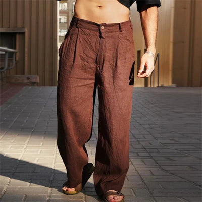 Dario | Wide-leg casual trousers