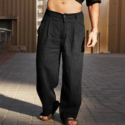 Dario | Wide-leg casual trousers