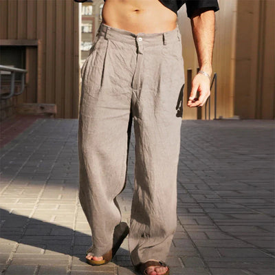 Dario | Wide-leg casual trousers