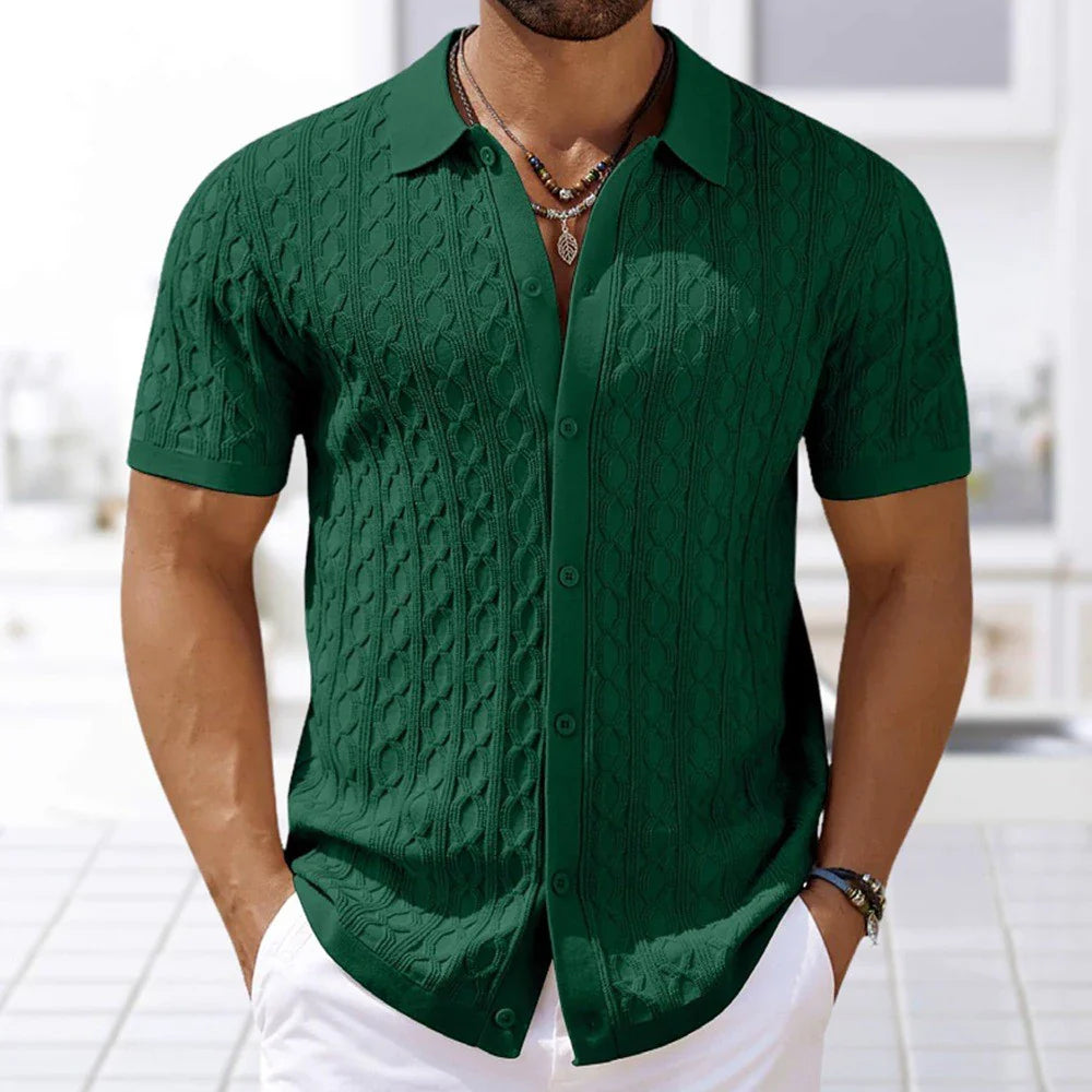 Talon Button-Down Knitted Shirt
