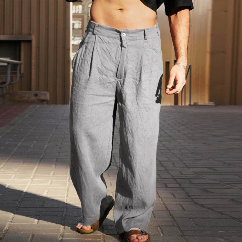 Dario | Wide-leg casual trousers