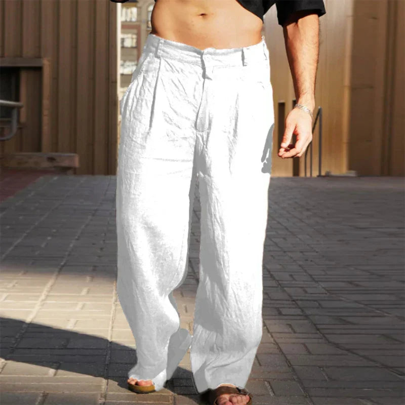 Dario | Wide-leg casual trousers