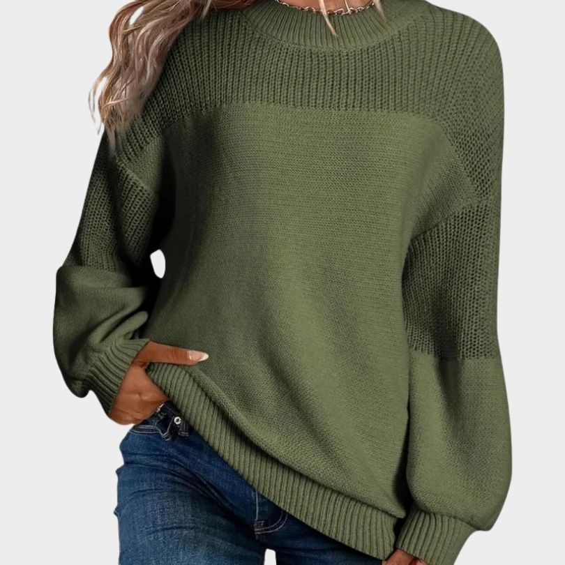 Cecille | Løs strikket genser