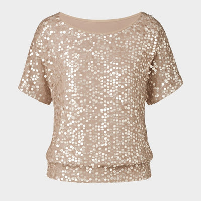 Tara | T-skjorte med paljetter