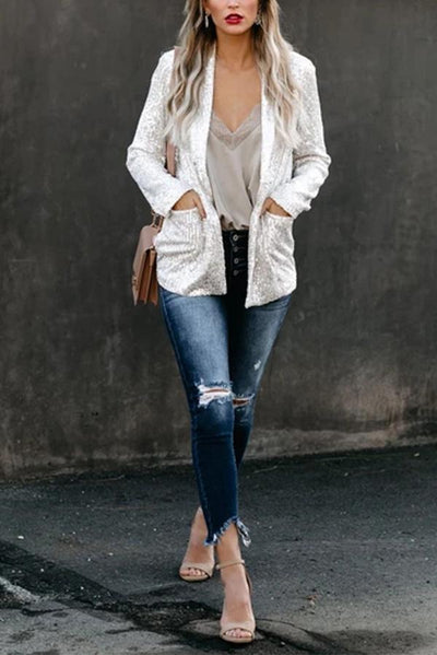 Blazer | Langermet paljettert