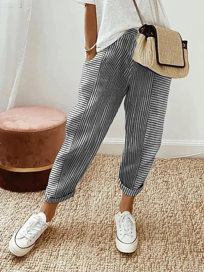 Lore | Striped Pantalon Relaxed Fit