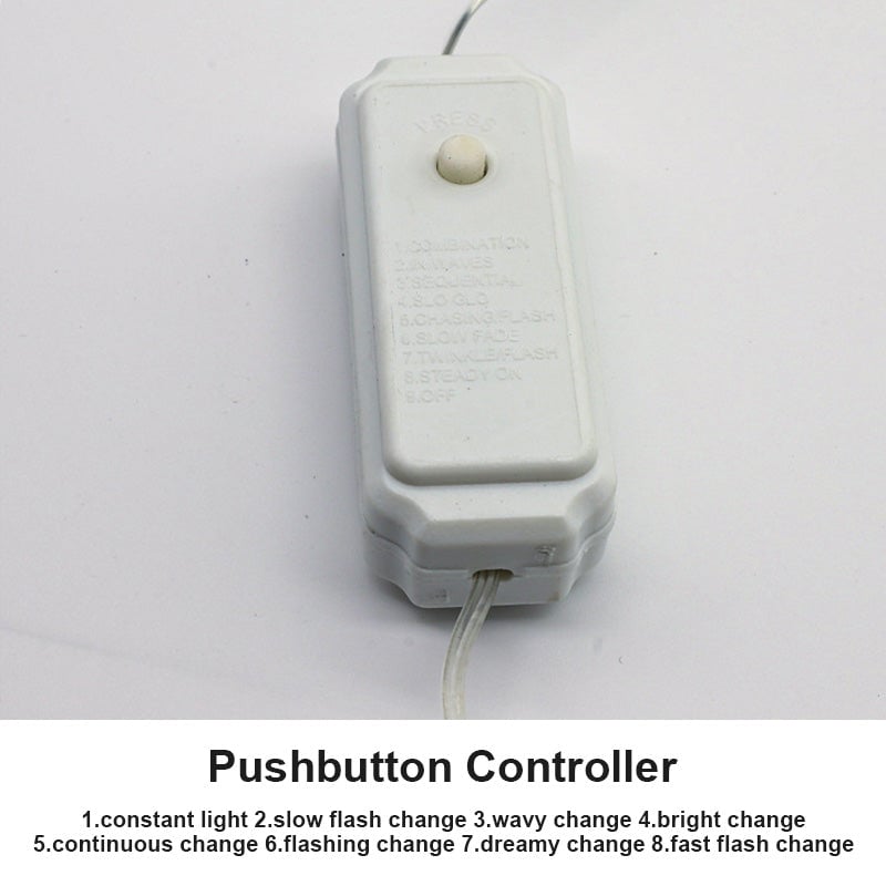 🎄 Julevarme | Lyskjede med fyrverkeri av kobbertråd