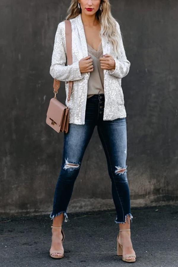 Blazer | Langermet paljettert