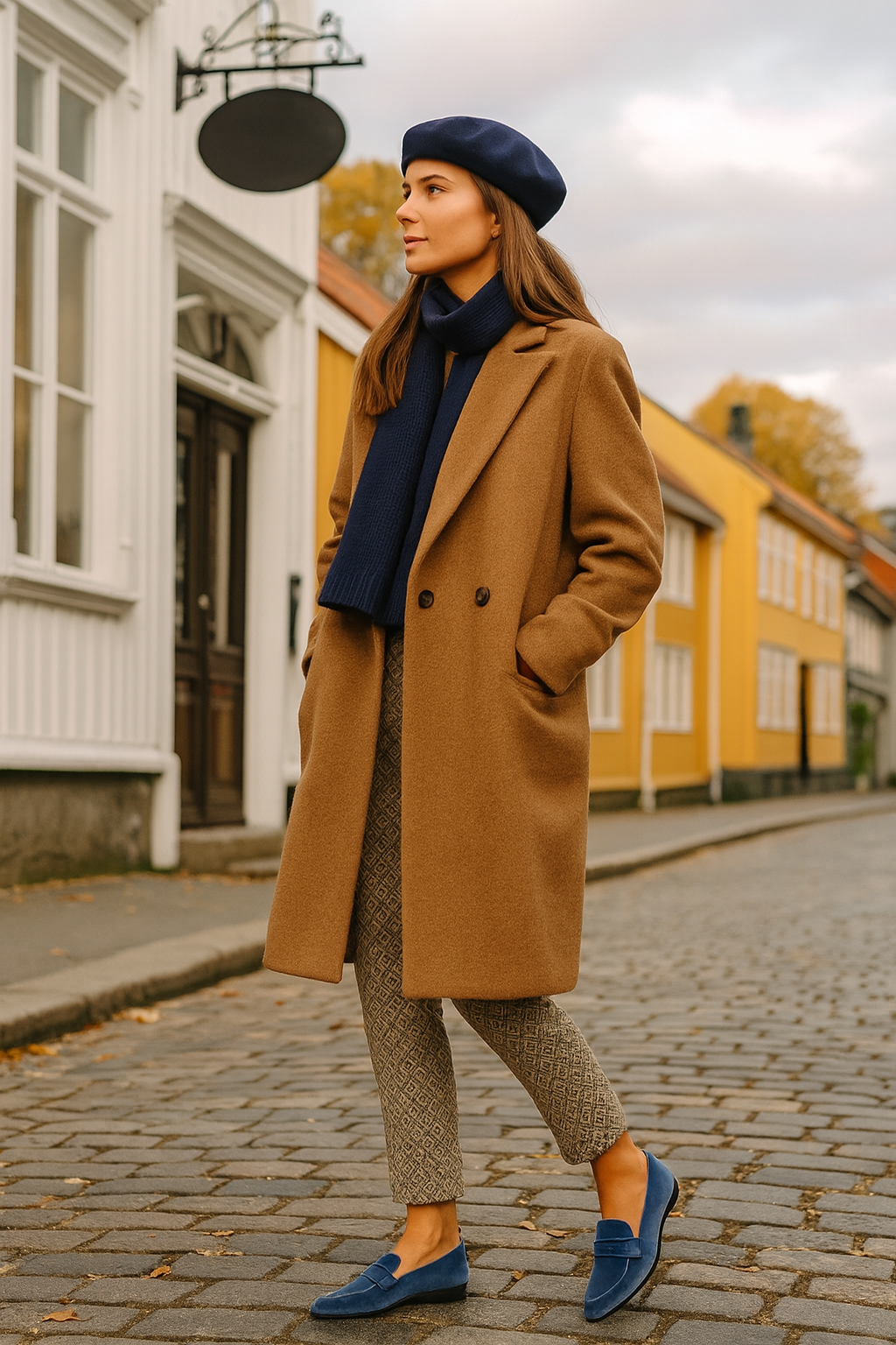 Jane | Loafers i myk fløyel