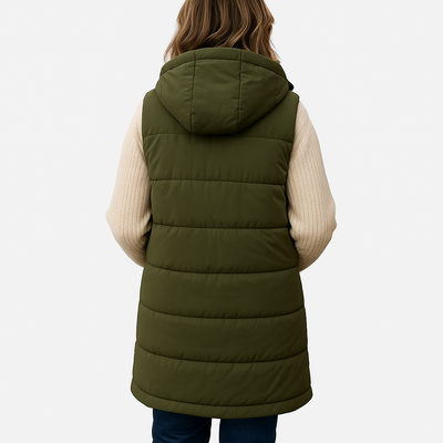 Mona | Evergreen Puffer Vest