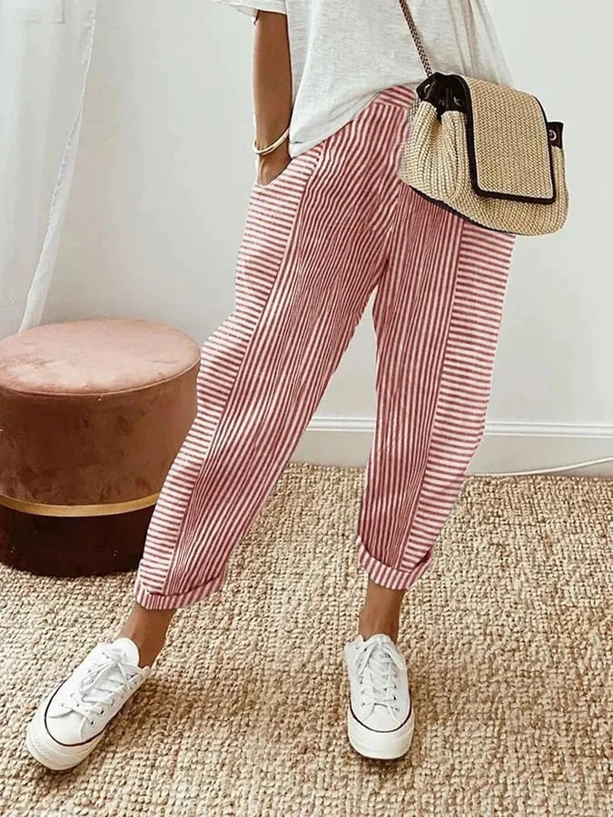 Lore | Striped Pantalon Relaxed Fit
