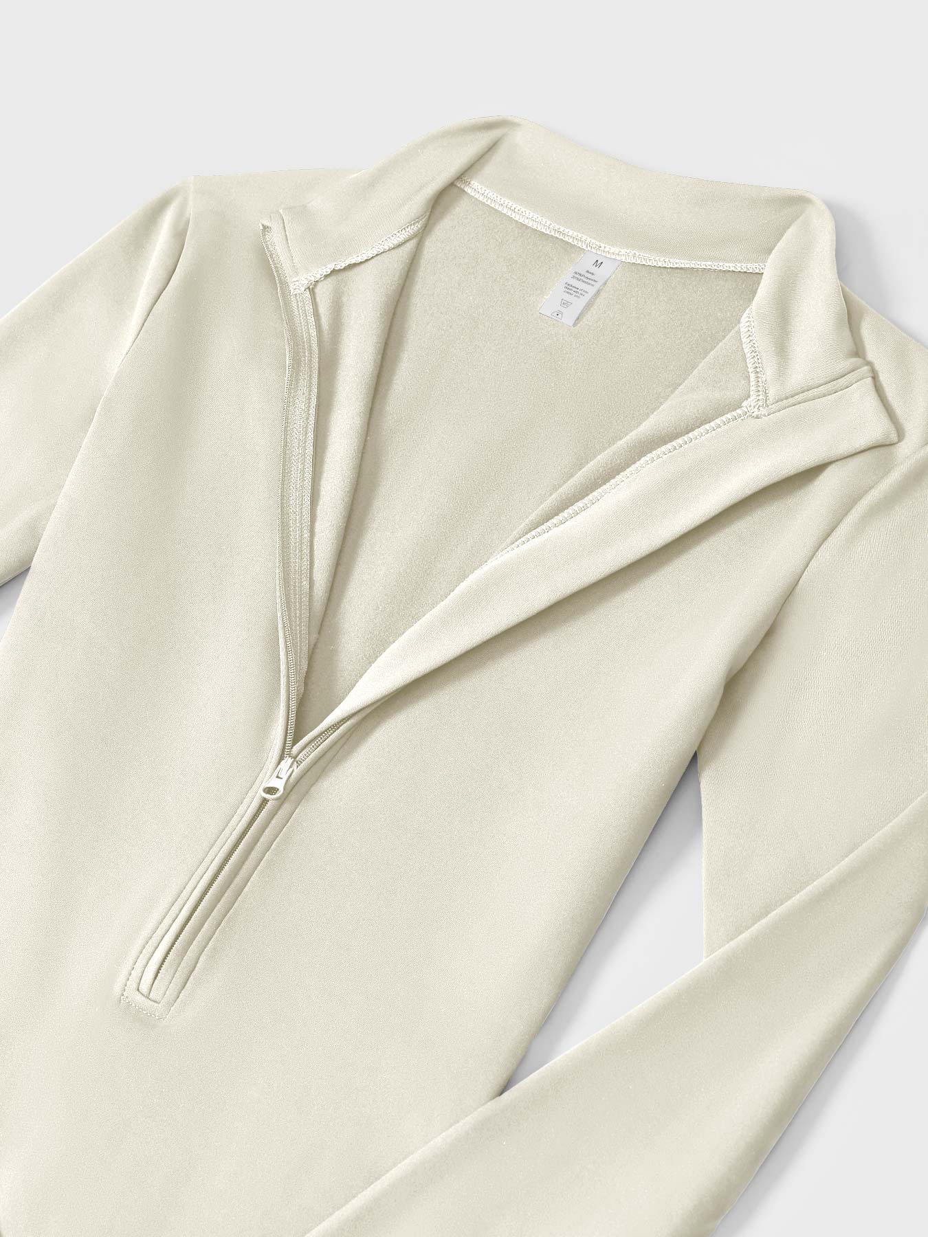 Belle | Fleece Langermet Glidelås Jumpsuit