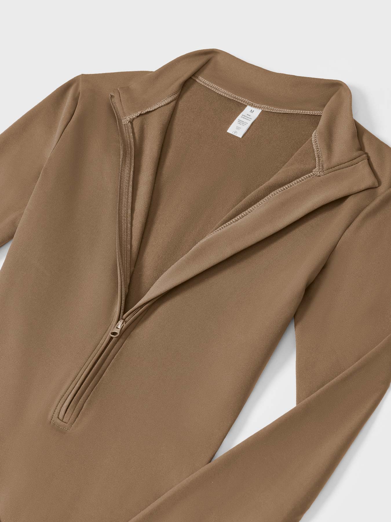 Belle | Fleece Langermet Glidelås Jumpsuit