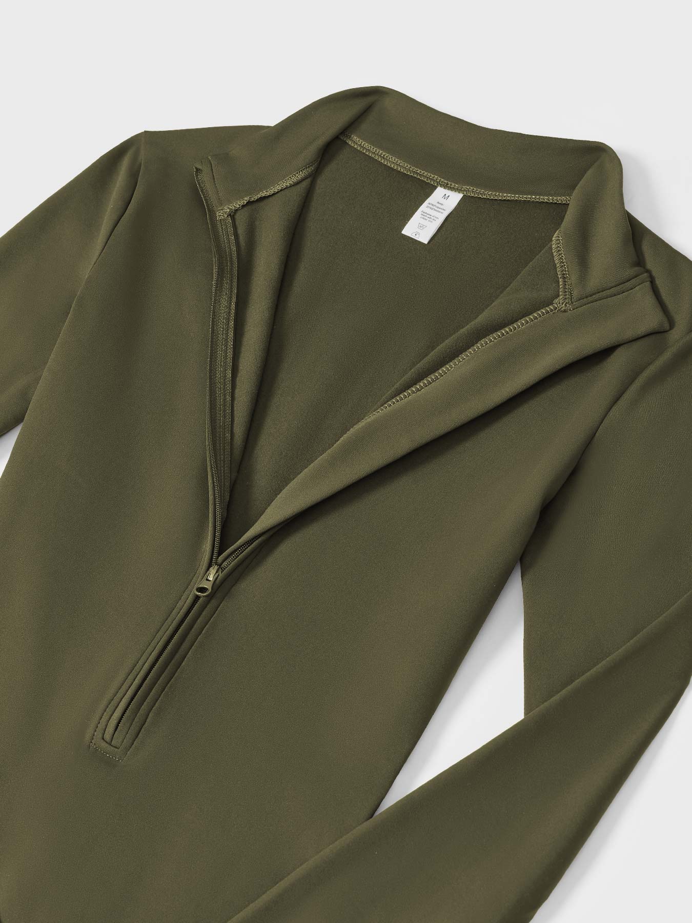 Belle | Fleece Langermet Glidelås Jumpsuit