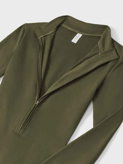 Belle | Fleece Langermet Glidelås Jumpsuit