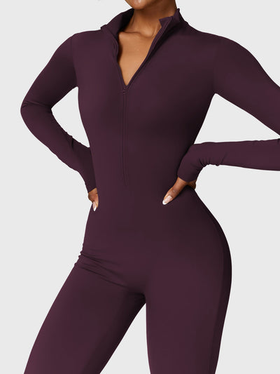 Belle | Fleece Langermet Glidelås Jumpsuit
